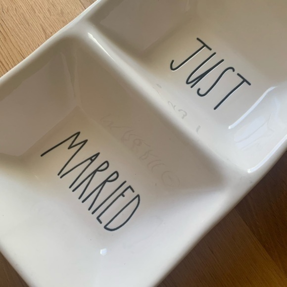 Rae Dunn Just Married Wedding Bridal Collection Tray - Picture 7 of 7